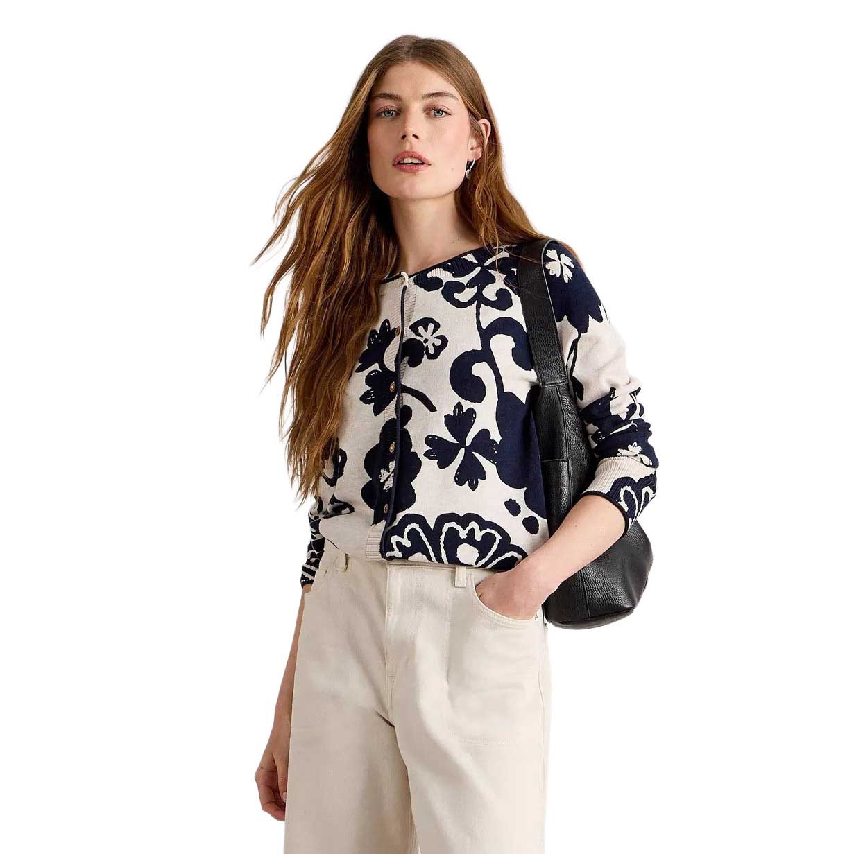 White Stuff Lulu Print Cardi